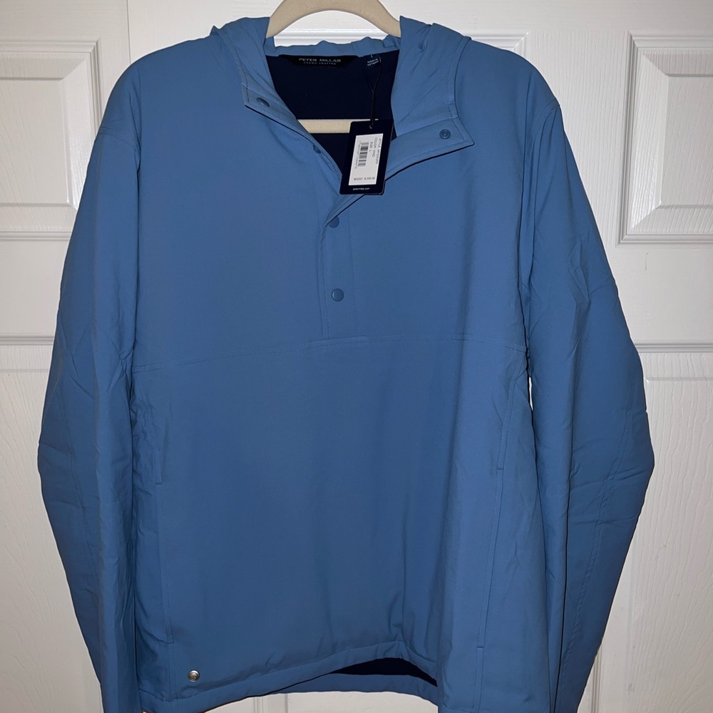 NWT Peter Millar Button-up Hoodie